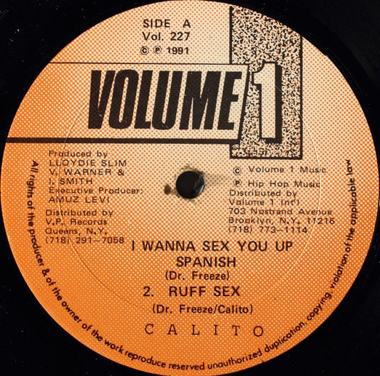 Calito : I Wanna Sex You Up (12")