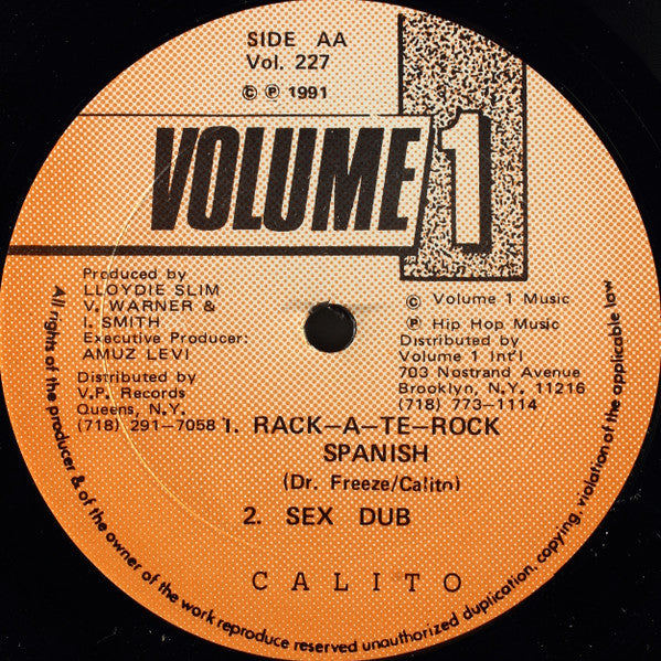 Calito : I Wanna Sex You Up (12")