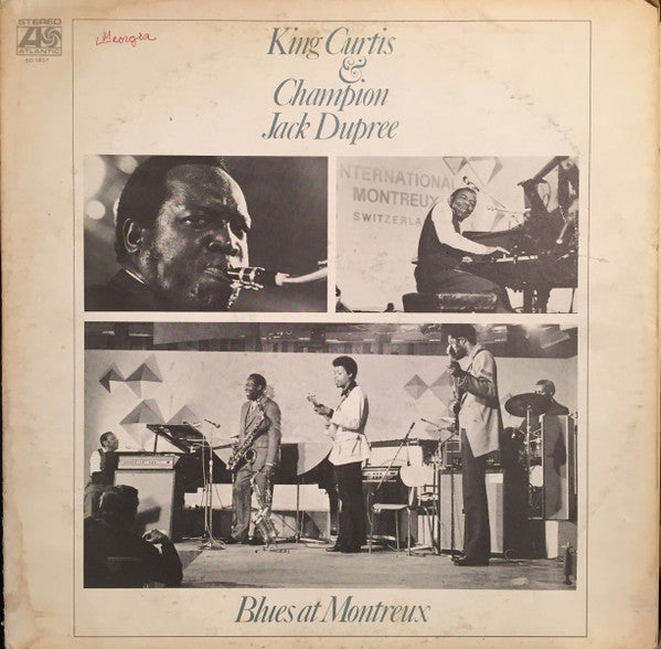 King Curtis & Champion Jack Dupree : Blues At Montreux (LP, Album, RI;)