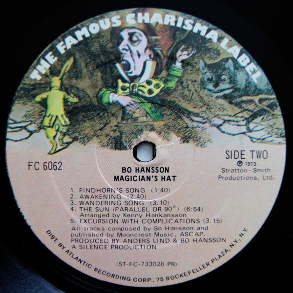 Bo Hansson : Magician's Hat (LP, Album, PR )
