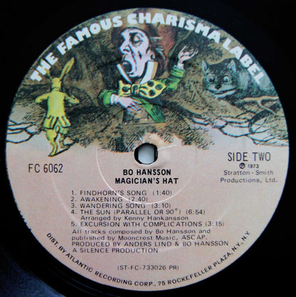 Bo Hansson : Magician's Hat (LP, Album, PR )