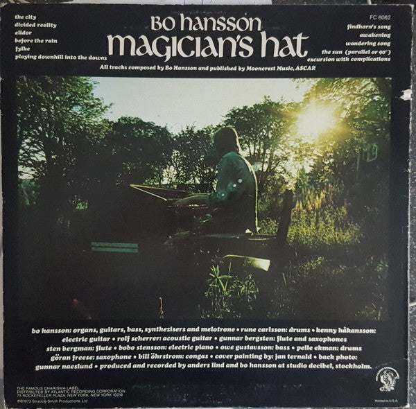 Bo Hansson : Magician's Hat (LP, Album, PR )