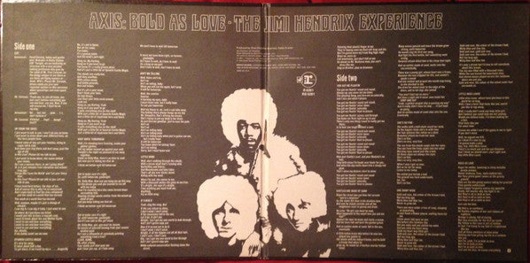 The Jimi Hendrix Experience : Axis: Bold As Love (LP, Album, RP, Ter)