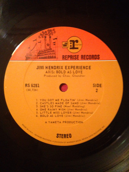 The Jimi Hendrix Experience : Axis: Bold As Love (LP, Album, RP, Ter)