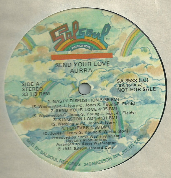 Aurra : Send Your Love (LP, Album, Promo)