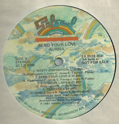Aurra : Send Your Love (LP, Album, Promo)