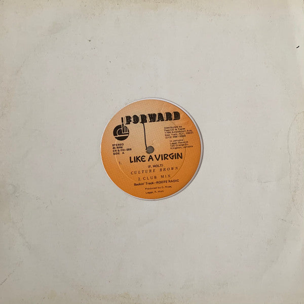 Culture Brown : Like A Virgin (12")
