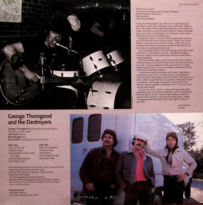 George Thorogood & The Destroyers : George Thorogood And The Destroyers (LP, Album)