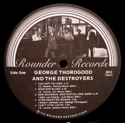 George Thorogood & The Destroyers : George Thorogood And The Destroyers (LP, Album)