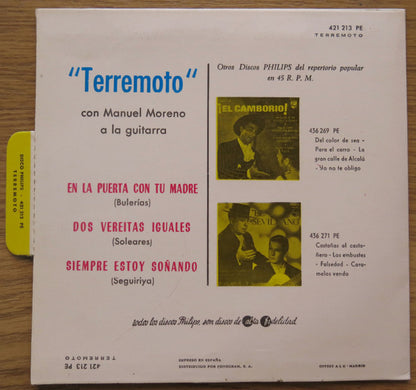 Terremoto De Jerez : En la Puerta Con Tu Madre (7", EP, Mono, RE)