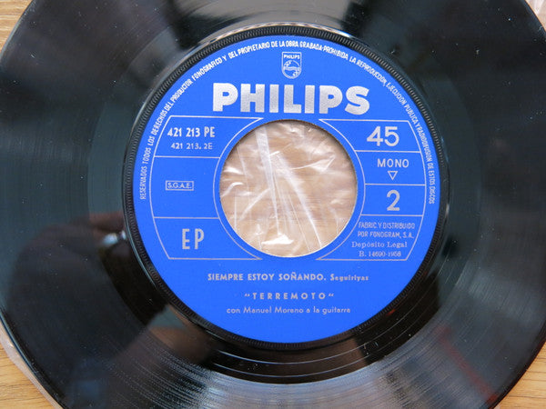 Terremoto De Jerez : En la Puerta Con Tu Madre (7", EP, Mono, RE)