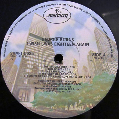 George Burns : I Wish I Was Eighteen Again (LP, Album, 72 )
