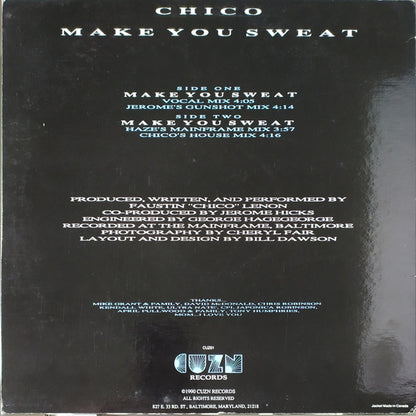 Jump "Chico" Slamm : Make You Sweat (12")