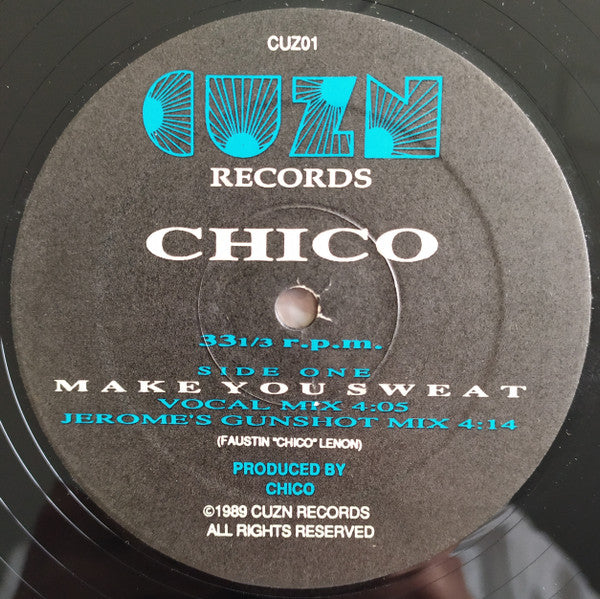 Jump "Chico" Slamm : Make You Sweat (12")
