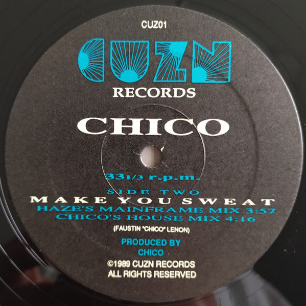 Jump "Chico" Slamm : Make You Sweat (12")