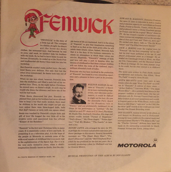 Walter Slezak : Fenwick (LP)