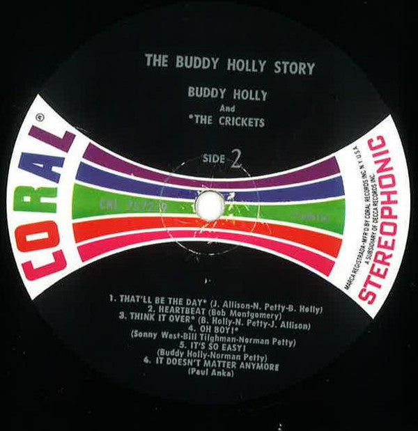 Buddy Holly : The Buddy Holly Story (LP, Comp, RE, Glo)
