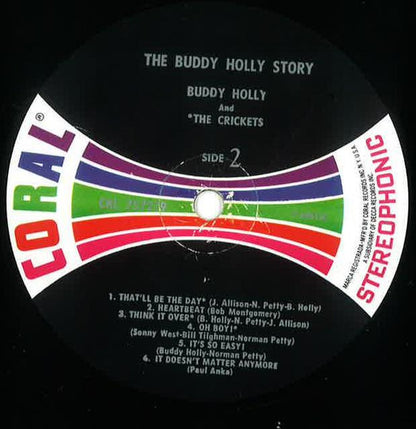 Buddy Holly : The Buddy Holly Story (LP, Comp, RE, Glo)