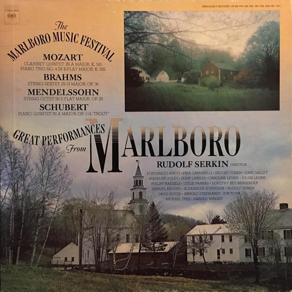 Various : Great Performances From Marlboro (3xLP, Album + Box, Comp)