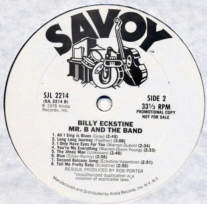 Billy Eckstine : Mister B. And The Band (2xLP, Comp, Promo)