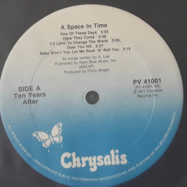 Ten Years After : A Space In Time (LP, Album, RE, Car)