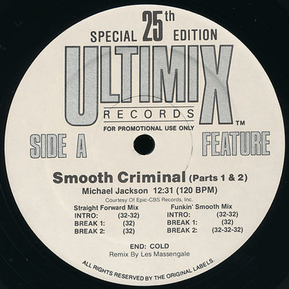 Various : Ultimix 25 (4x12", Comp, Ltd, Promo)