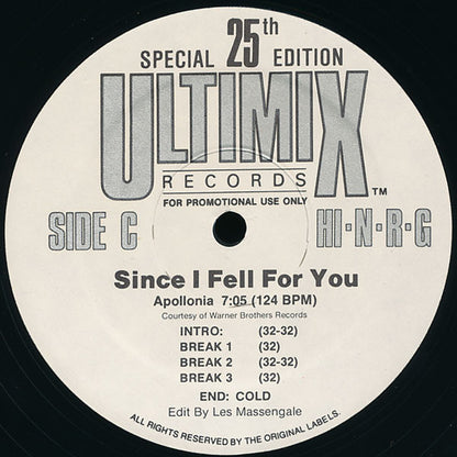 Various : Ultimix 25 (4x12", Comp, Ltd, Promo)