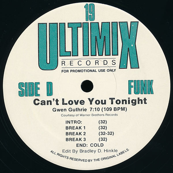 Various : Ultimix 19 (3x12", Comp, Promo)