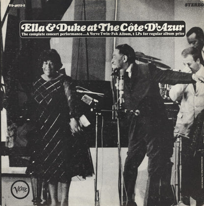Ella Fitzgerald / Duke Ellington : Ella & Duke At The Côte D'Azur (2xLP, Album, RP, PRC)