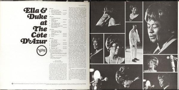 Ella Fitzgerald / Duke Ellington : Ella & Duke At The Côte D'Azur (2xLP, Album, RP, PRC)