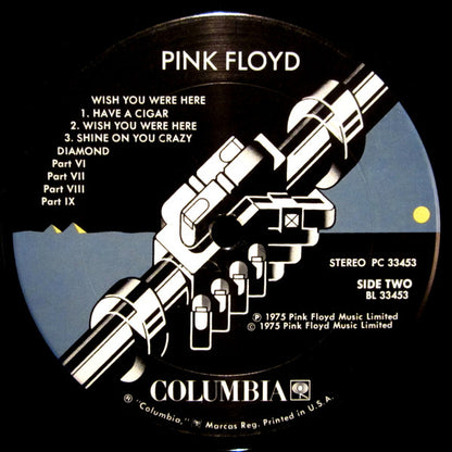 Pink Floyd : Wish You Were Here (LP, Album, San)