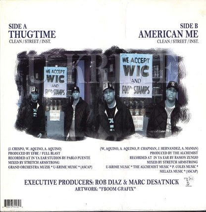 U-Krime : Thug Time / American Me (12")