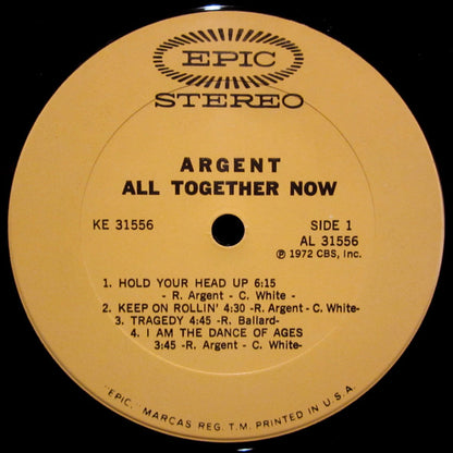 Argent : All Together Now (LP, Album, Pit)