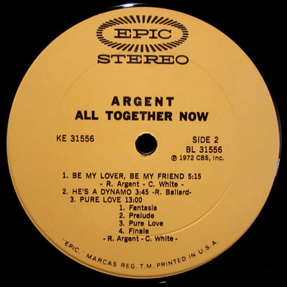 Argent : All Together Now (LP, Album, Pit)