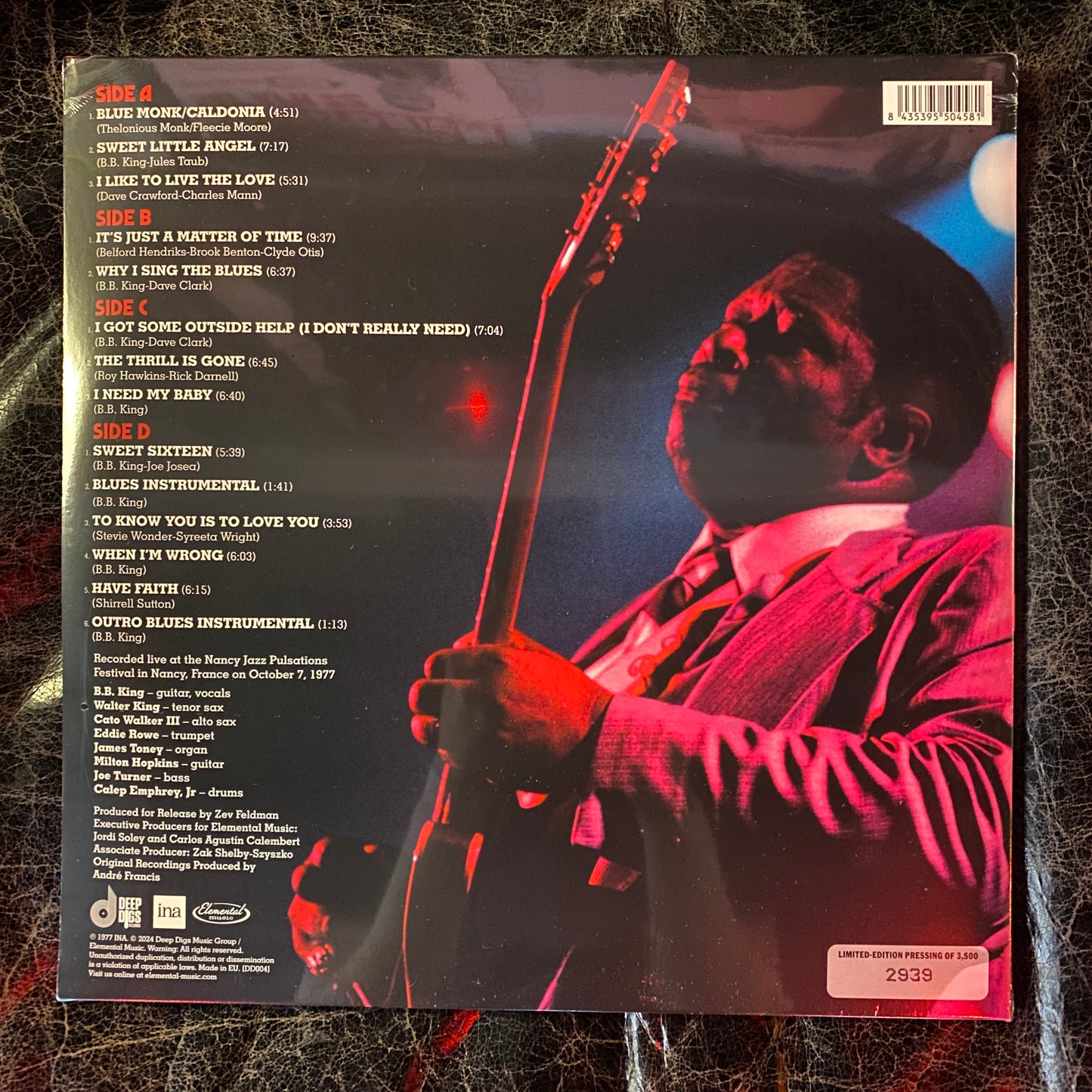 B.B. King - In France: Live at the Nancy Jazz Pulsations Festival (1977) (RSD BF 2024)