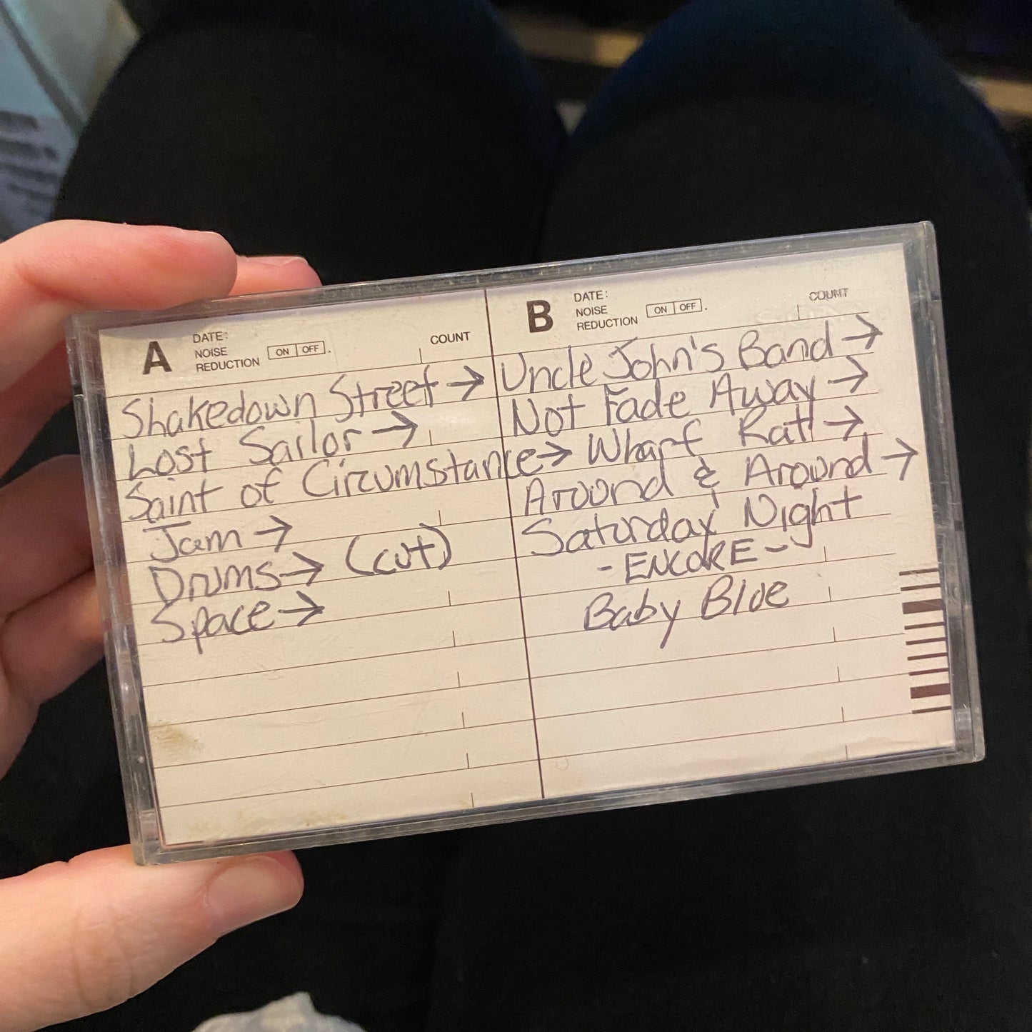 The Grateful Dead - Hartford Civic Center 4/17/1982 (Pt. 2) (Bootleg Cassette)