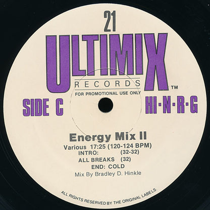 Various : Ultimix 21 (3x12", Comp, Promo)