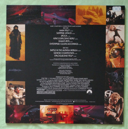 James Horner : Star Trek II: The Wrath Of Khan (Original Motion Picture Soundtrack) (LP, Album, AR )