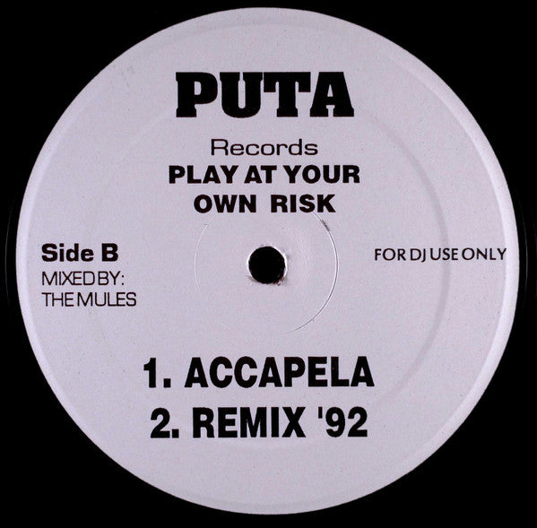 Planet Patrol : Play At Your Own Risk (12", Promo)