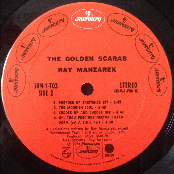 Ray Manzarek : The Golden Scarab (LP, Album)