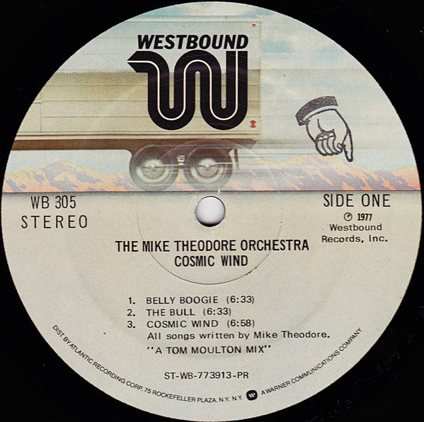 The Mike Theodore Orchestra : Cosmic Wind (LP, Album, PR )