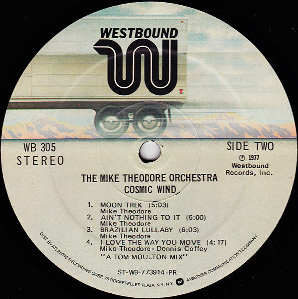 The Mike Theodore Orchestra : Cosmic Wind (LP, Album, PR )