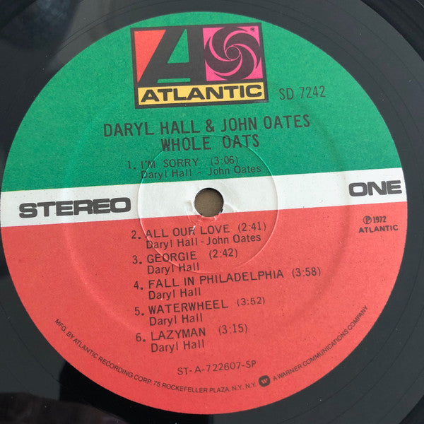 Daryl Hall & John Oates : Whole Oats (LP, Album, SP)