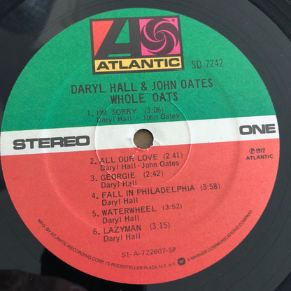 Daryl Hall & John Oates : Whole Oats (LP, Album, SP)