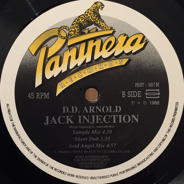 D.D. Arnold : Jack Injection  (12", Single)