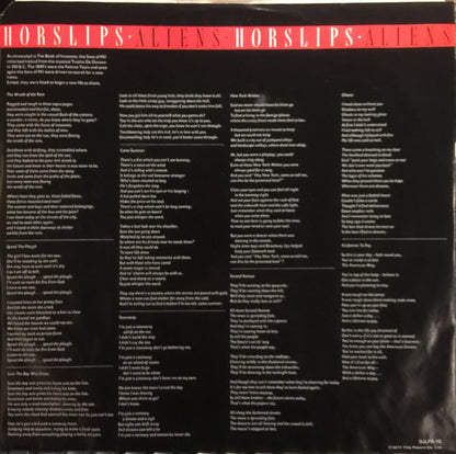 Horslips : Aliens (LP, Album)