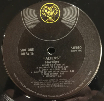 Horslips : Aliens (LP, Album)