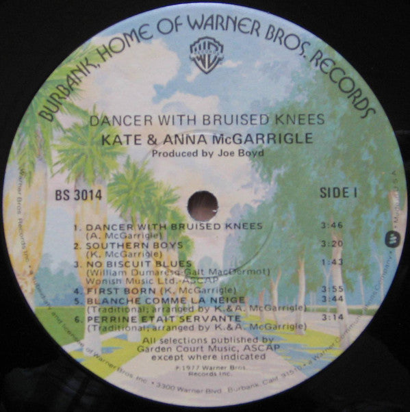 Kate & Anna McGarrigle : Dancer With Bruised Knees (LP, Album, Win)