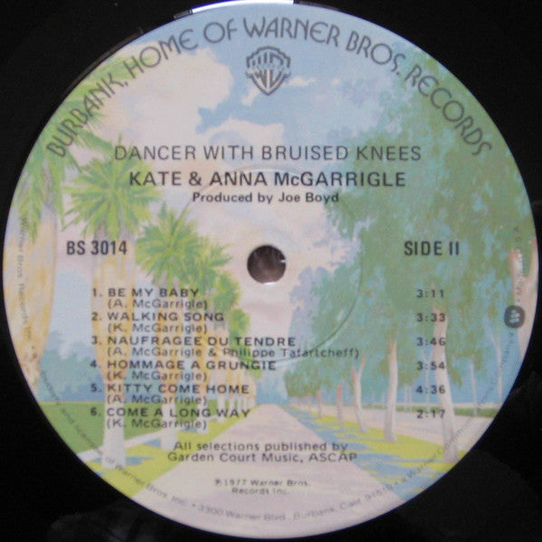 Kate & Anna McGarrigle : Dancer With Bruised Knees (LP, Album, Win)