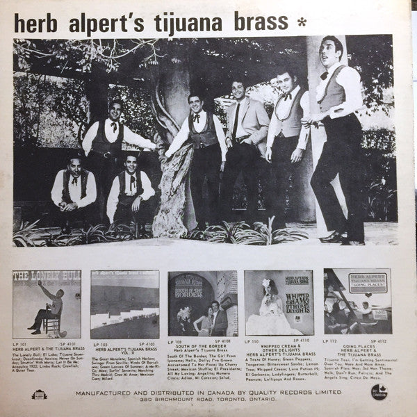 Herb Alpert & The Tijuana Brass : Whipped Cream & Other Delights (LP, Album)